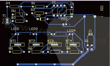 電池充電器PCB圖-深圳宏力捷