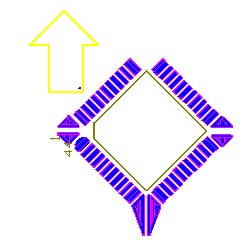 OFP和PLCC型集成塊如采用紅膠工藝過(guò)波峰,需采用斜角45度方式擺放，且每邊的最后一個(gè)引腳均需添加盜錫焊盤