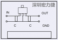 圖3：降壓電路的PCB設(shè)計示例。